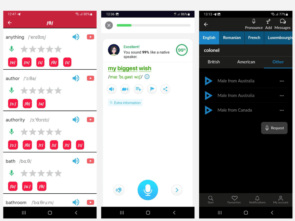 3 pronunciation apps