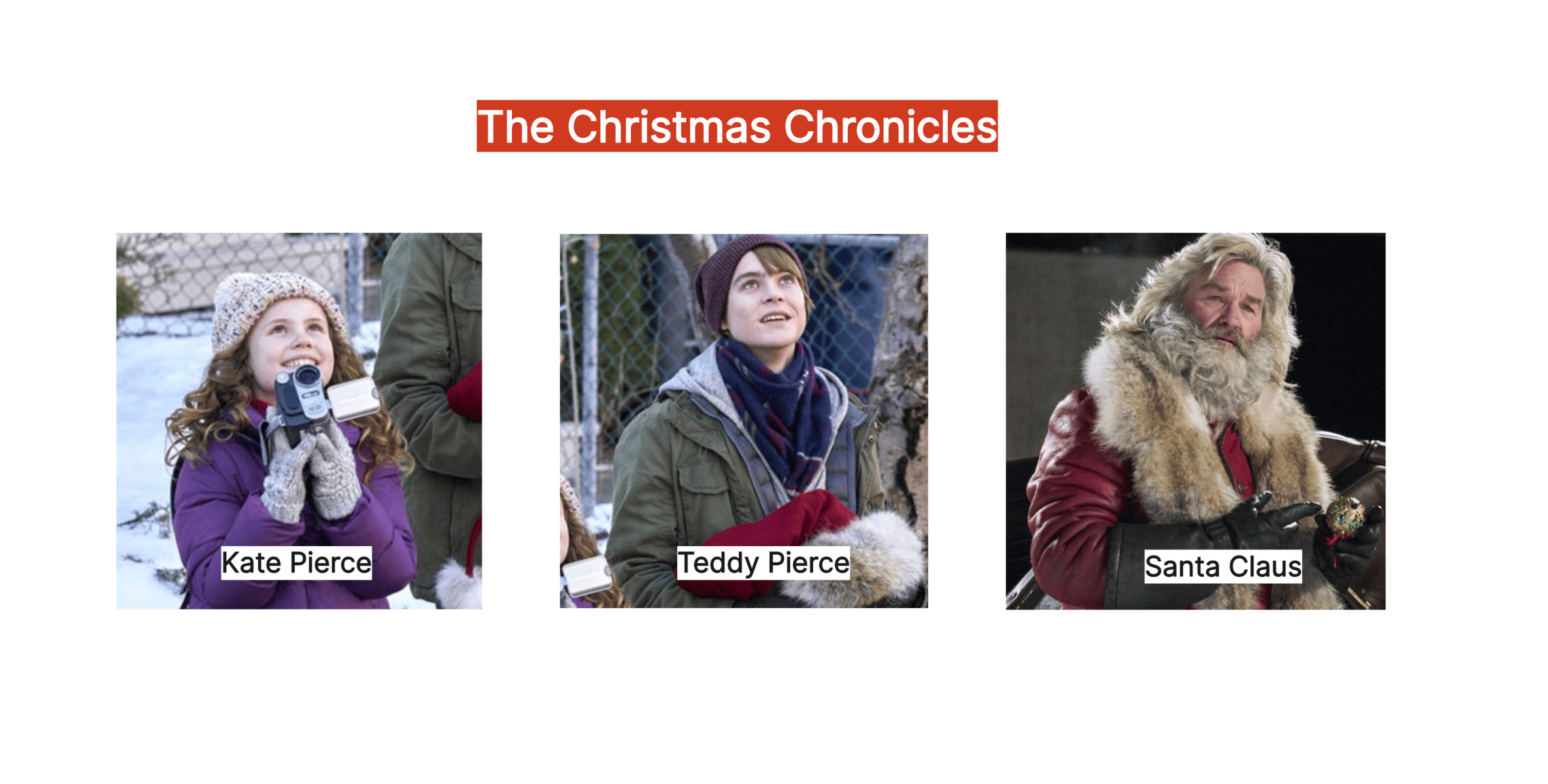 "The Christmas Chronicles" movie club discussion in December